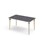 Grow bord linoleum 140x80 cm sort manchet