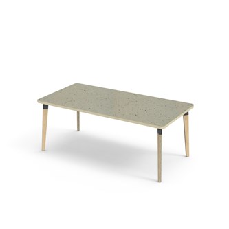 Grow bord linoleum 160x80 cm sort manchet