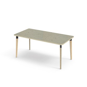Grow bord linoleum 160x80 cm sort manchet