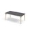 Grow bord linoleum 160x80 cm sort manchet