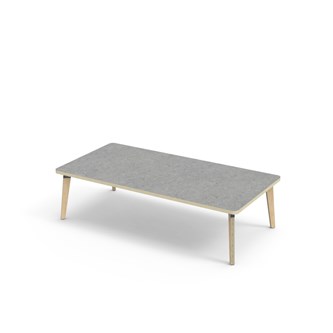Grow bord linoleum 160x80 cm sort manchet