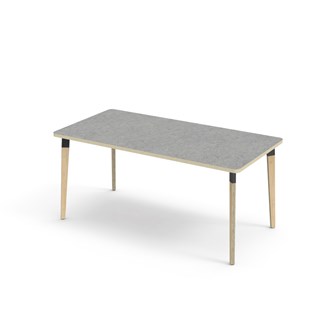 Grow bord linoleum 160x80 cm sort manchet