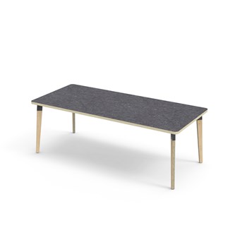 Grow bord linoleum 180x80 cm sort manchet