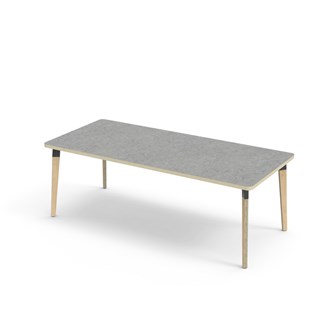 Grow bord linoleum 180x80 cm sort manchet