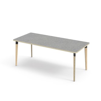 Grow bord linoleum 180x80 cm sort manchet