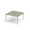 Grow bord linoleum 120x120 cm sort manchet