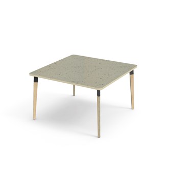 Grow bord linoleum 120x120 cm sort manchet