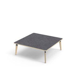 Grow bord linoleum 120x120 cm sort manchet