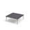Grow bord linoleum 120x120 cm sort manchet