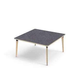 Grow bord linoleum 120x120 cm sort manchet