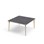 Grow bord linoleum 120x120 cm sort manchet