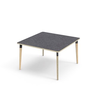Grow bord linoleum 120x120 cm sort manchet