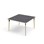 Grow bord linoleum 120x120 cm sort manchet
