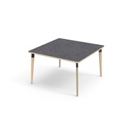 Grow bord linoleum 120x120 cm sort manchet