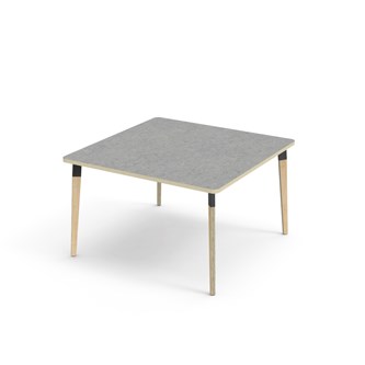 Grow bord linoleum 120x120 cm sort manchet