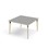 Grow bord linoleum 120x120 cm sort manchet