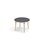 Grow bord linoleum Ø90 cm sort manchet