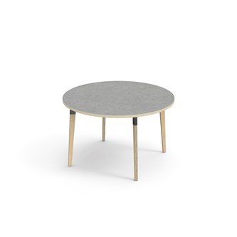 Grow bord linoleum Ø120 cm sort manchet