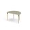 Grow bord linoleum halvrundt 120-80 cm sort manchet