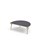 Grow bord linoleum halvrundt 120-80 cm sort manchet