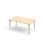 Grow bord akustiklaminat 140x80 cm sort manchet