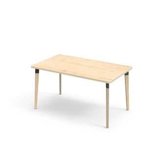 Grow bord akustiklaminat 140x80 cm sort manchet