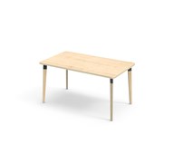 Grow bord akustiklaminat 140x80 cm sort manchet