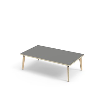 Grow bord akustiklaminat 140x80 cm sort manchet
