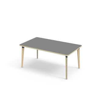 Grow bord akustiklaminat 140x80 cm sort manchet