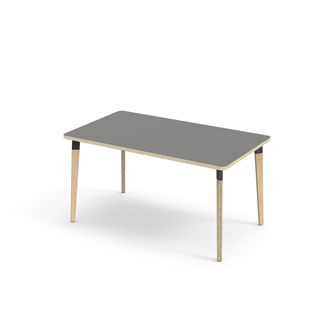 Grow bord akustiklaminat 140x80 cm sort manchet