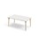 Grow bord akustiklaminat 140x80 cm sort manchet