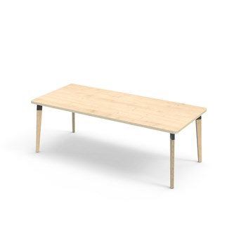 Grow bord akustiklaminat 180x80 cm sort manchet