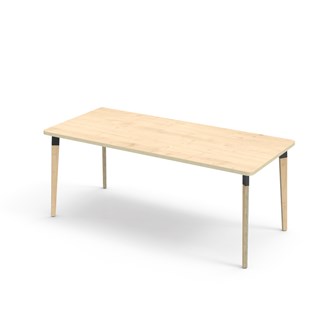 Grow bord akustiklaminat 180x80 cm sort manchet