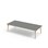 Grow bord akustiklaminat 180x80 cm sort manchet
