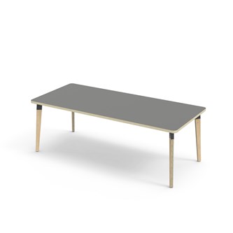 Grow bord akustiklaminat 180x80 cm sort manchet