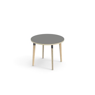Grow bord akustiklaminat Ø90 cm sort manchet