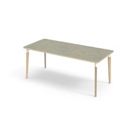 Grow bord linoleum 180x80 cm hvid manchet