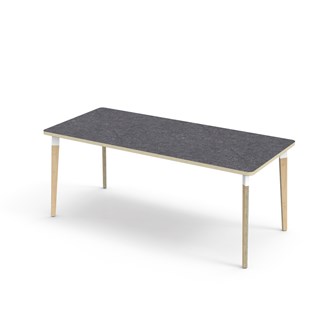 Grow bord linoleum 180x80 cm hvid manchet