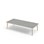 Grow bord linoleum 180x80 cm hvid manchet
