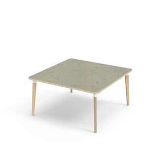 Grow bord linoleum 120x120 cm hvid manchet