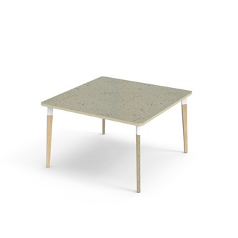 Grow bord linoleum 120x120 cm hvid manchet