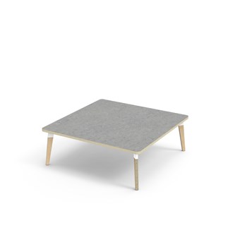 Grow bord linoleum 120x120 cm hvid manchet