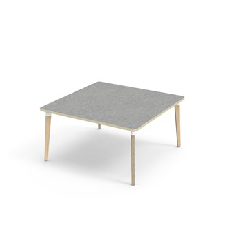 Grow bord linoleum 120x120 cm hvid manchet