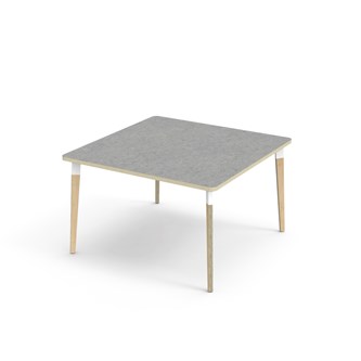 Grow bord linoleum 120x120 cm hvid manchet