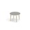 Grow bord linoleum Ø90 cm hvid manchet