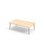 Grow bord HT 140x80 cm hvid manchet