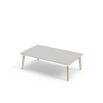 Grow bord HT 140x80 cm hvid manchet