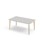 Grow bord HT 140x80 cm hvid manchet