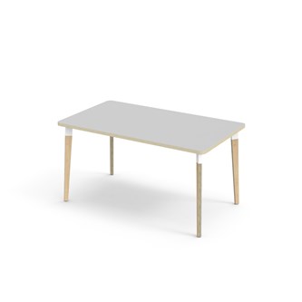 Grow bord HT 140x80 cm hvid manchet