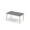Grow bord HT 140x80 cm hvid manchet